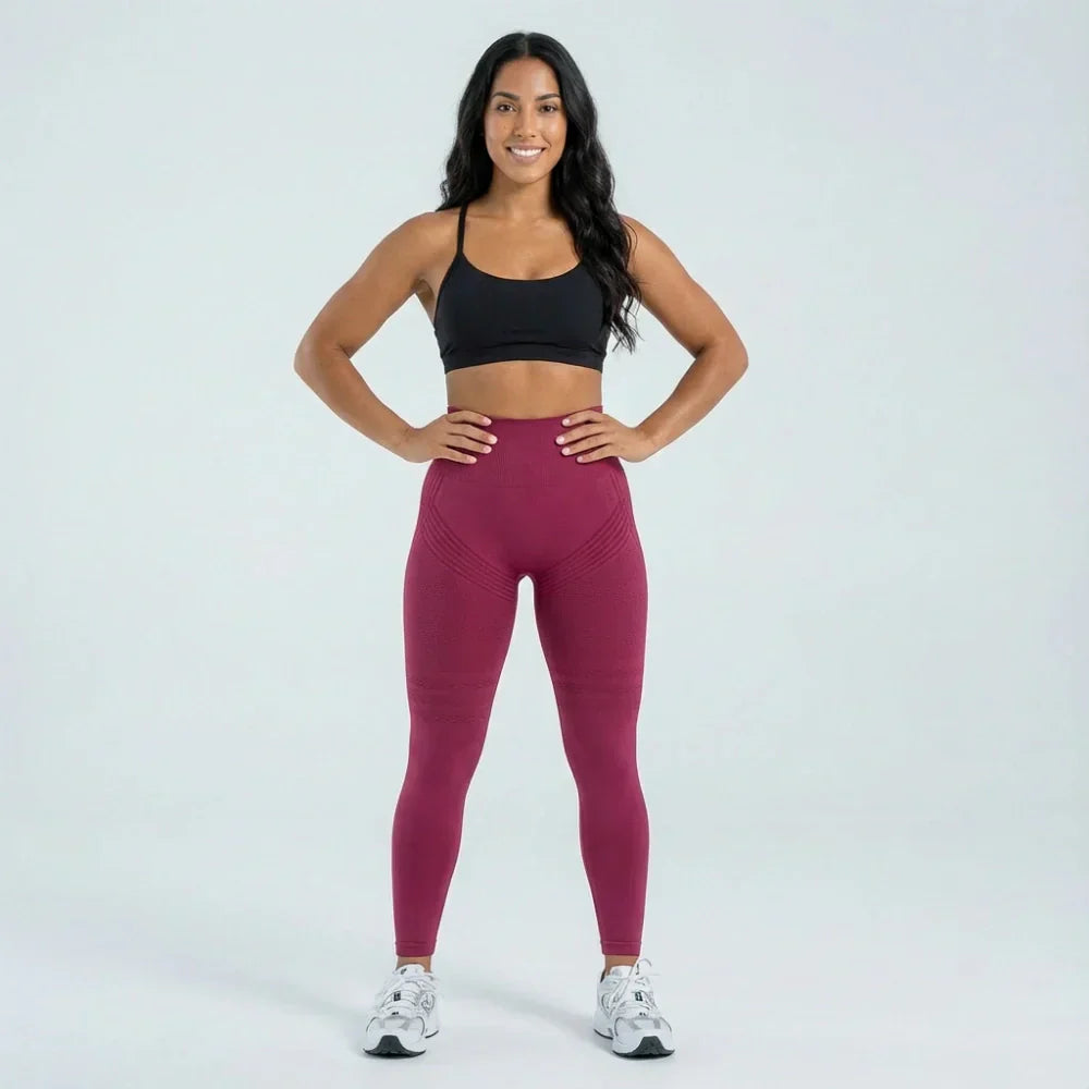 Cellumove 3D Leggings – Burgunder