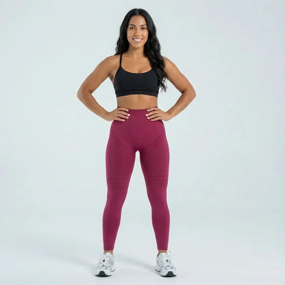 Cellumove 3D Leggings – Burgunder