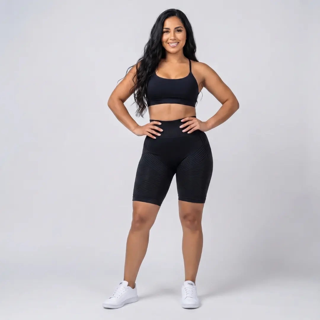 Cellumove 3D kurze Leggings – Dunkelgrau